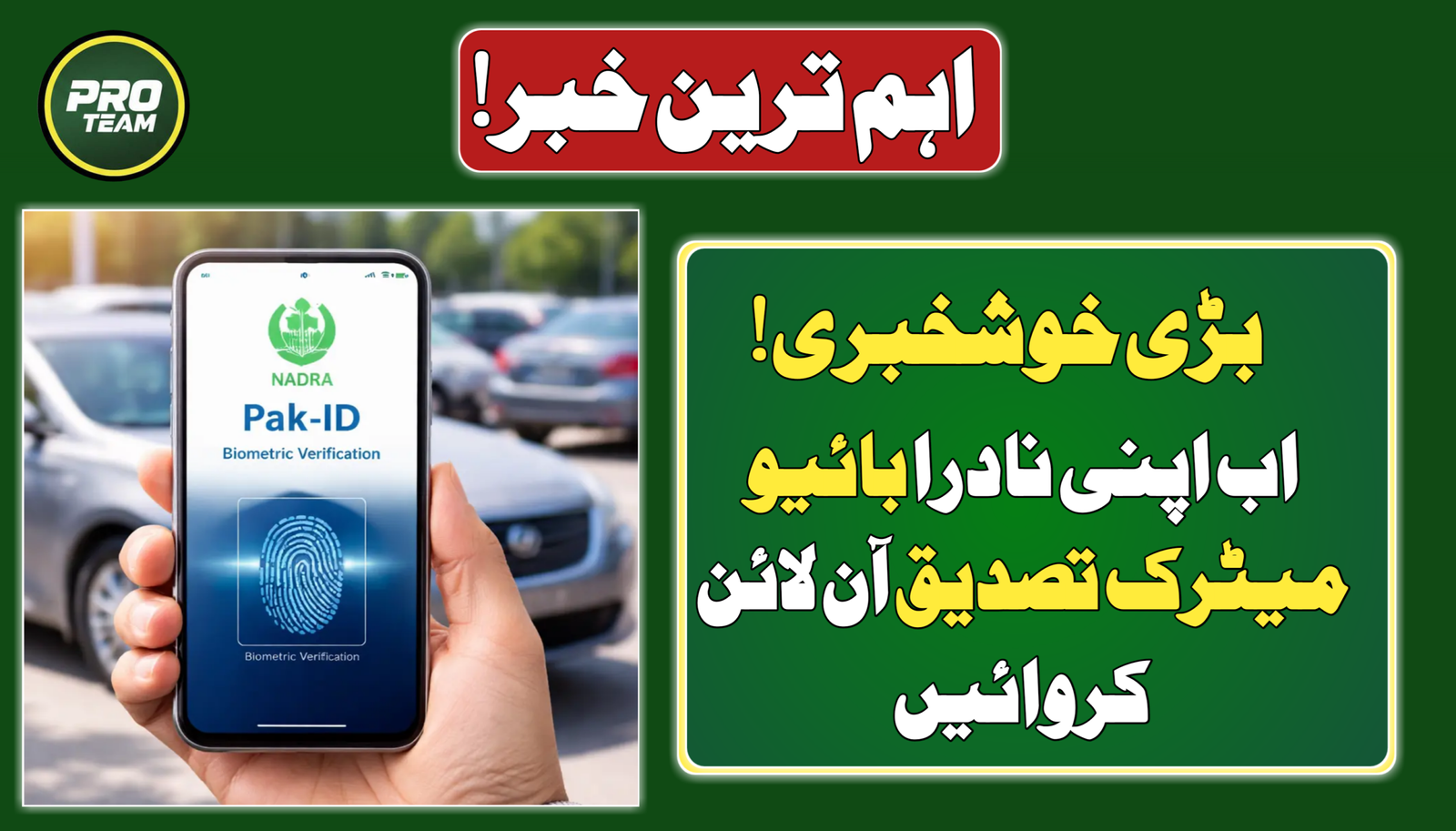 NADRA Biometric Verification