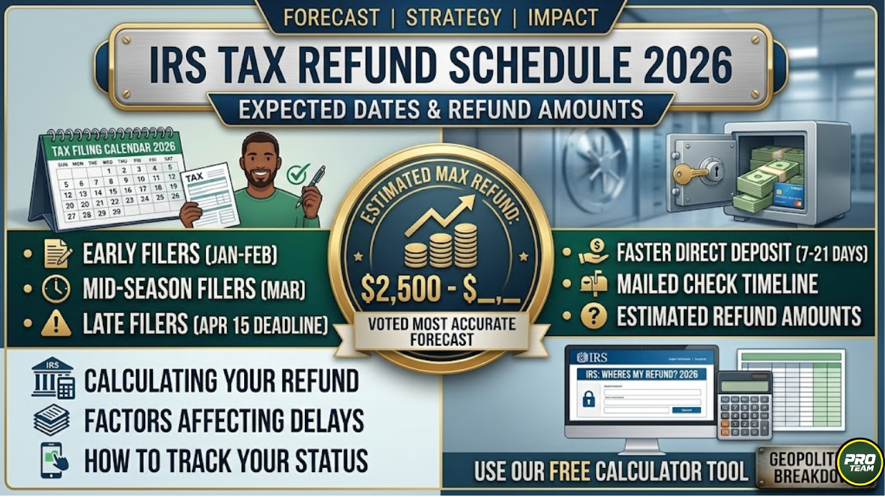 IRS Tax Refund Schedule